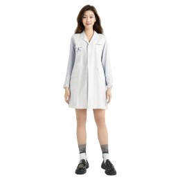 Customized Men's Long Sleeve Doctor Gown Design White Embroidered Doctor Gown French International School Hong Kong School Laboratory Gown Doctor Gown Manufacturer NU091 Customized Men's Long Sleeve Doctor Gown Design White Embroidered Doctor Gown French International School Hong Kong School Laboratory Gown Doctor Gown Manufacturer NU091